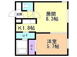 間取図画像 1LDK