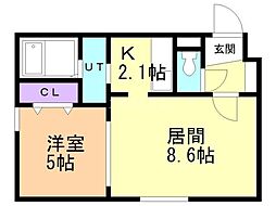 間取図画像 1LDK
