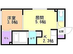 札幌市営東豊線 福住駅 徒歩3分 3階/-