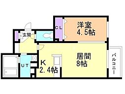 間取図画像 1LDK