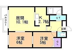 アクアトピア豊平 4階/403