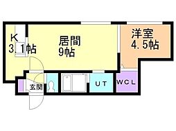 ＲＩＴＺ　ＧＲＡＮＤＥ　豊平公園 2階/203