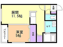 間取図画像 1LDK