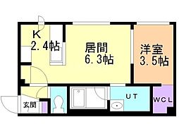 間取図画像 1LDK