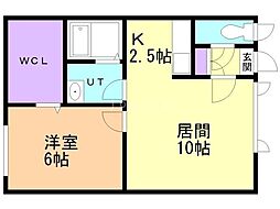 間取図画像 1LDK