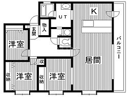 間取図画像 3LDK