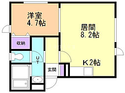 間取図画像 1LDK