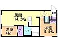 Land Toyohira4階10.4万円
