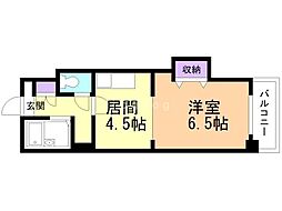 103松井ビル 1DKの間取図画像