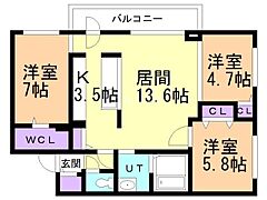 物件の間取り