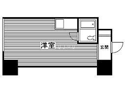 ライオンズマンション幌平橋 ワンルームの間取図画像