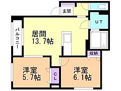 物件の間取り
