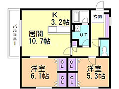物件の間取り