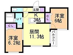 物件の間取り