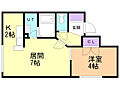 アンソレイユ4階4.4万円