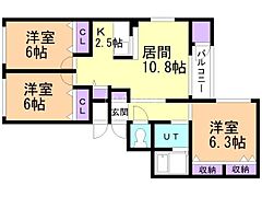 物件の間取り