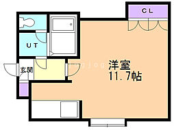 間取図画像 ワンルーム