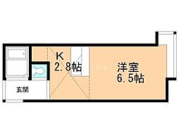 プチメゾン文京台 1Kの間取図画像