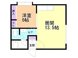 ハイツカトレア 2階/-