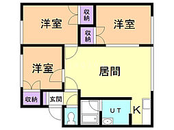 間取図画像 3LDK