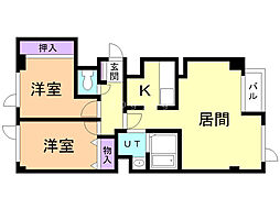 ディア若葉 2階