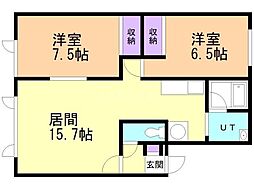 ノースヴィラ北3条II 1階