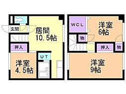 パレーシャル高砂E 3LDKの間取図画像