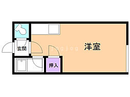 リベルタ文京台 ワンルームの間取図画像