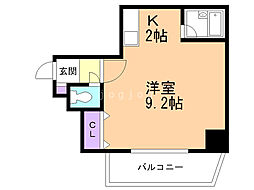 ハイコート文京台ウエスト 1Kの間取図画像