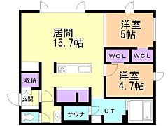 物件の間取り