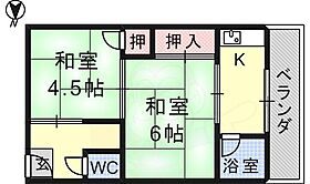 第2カシノハイツ  ｜ 兵庫県尼崎市西立花町３丁目16番1号（賃貸マンション2K・5階・31.50㎡） その2