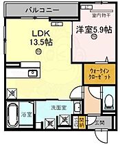 プラザ シャルム  ｜ 兵庫県尼崎市武庫之荘本町３丁目24番19号（賃貸アパート1LDK・3階・49.32㎡） その2