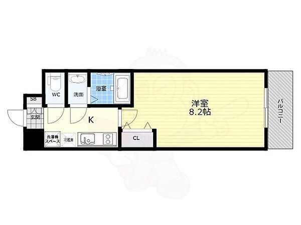 兵庫県尼崎市昭和通４丁目(賃貸マンション1K・4階・25.52㎡)の写真 その2