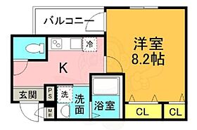 兵庫県尼崎市東園田町１丁目170番（賃貸アパート1K・1階・30.00㎡） その2