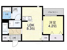 兵庫県尼崎市立花町４丁目（賃貸アパート1LDK・3階・36.74㎡） その2