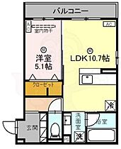 パレスリバティ  ｜ 兵庫県尼崎市南武庫之荘４丁目15番（賃貸アパート1LDK・2階・40.79㎡） その2