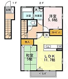 アルモニーアF 2階/-