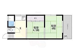 西村文化 東棟 2階/-