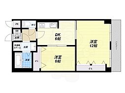 エクセルコート3 3DKの間取図画像