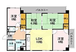 パープルツィン園田 4階/-