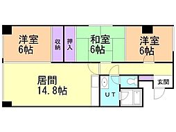 間取図画像 3LDK