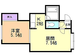 間取図画像 1LDK