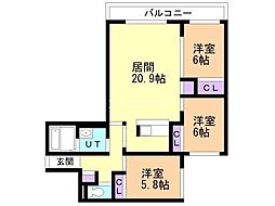 間取図画像 3LDK