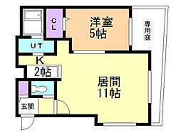 間取図画像 1LDK