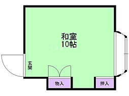 宗教法人参宮殿会館 ワンルームの間取図画像