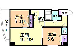 サンライズ旭山公園通 2階/203