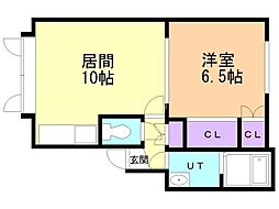 間取図画像 1LDK