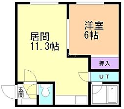 間取図画像 1LDK