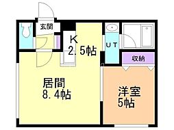 間取図画像 1LDK