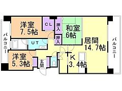 物件の間取り
